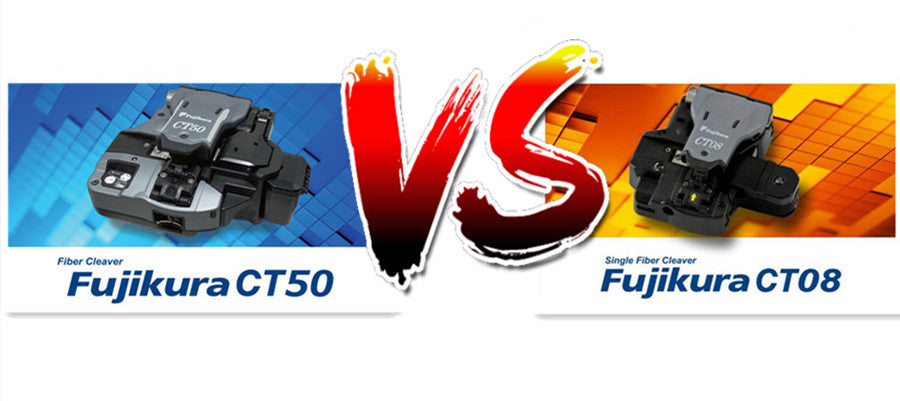 Comparison among Fujikura CT50 Fiber Cleaver and CT08 Fiber Cleaver