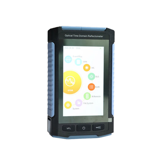 TEKCN TC-350 Mini OTDR | 9-in-1, 80km, Built-in OPM & VFL, 4" Touchscreen, 12-Hour Battery