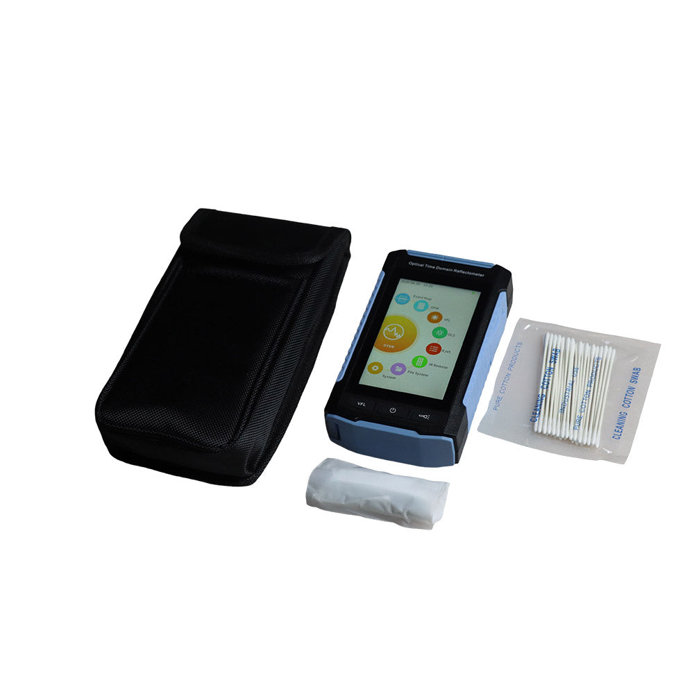 TEKCN TC-350 Mini OTDR | 9-in-1, 80km, Built-in OPM & VFL, 4" Touchscreen, 12-Hour Battery
