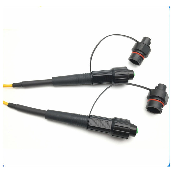 IP67 HUAWEI MINI Fiber Optic Waterproof Connector to SC/APC 3.0mm Yellow Patch Cord Jumper Cable
