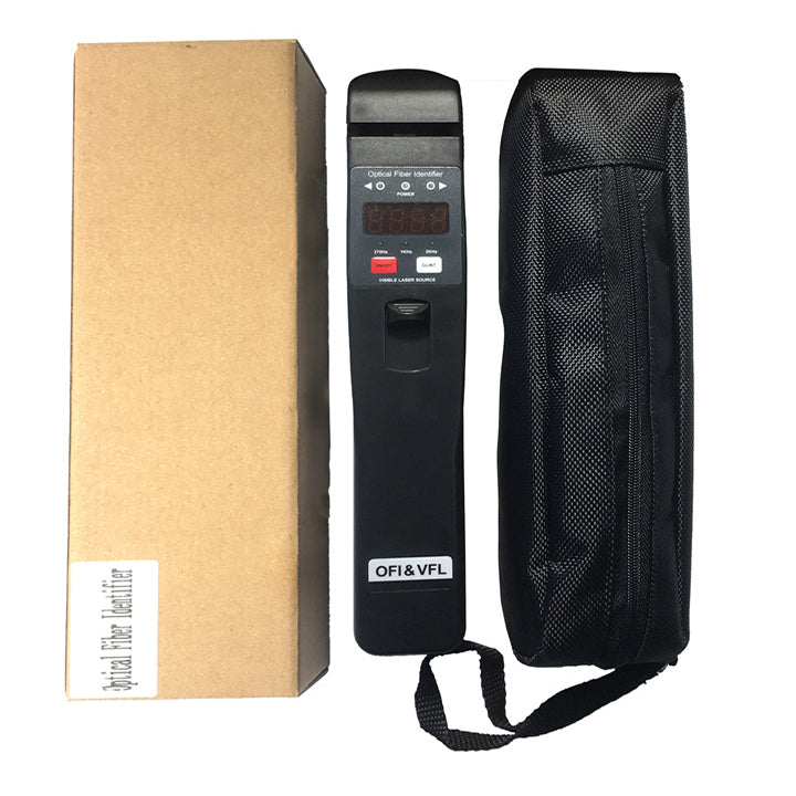 Handheld Fiber Optic Identifier Built in VFL Live Optical Fiber Tester