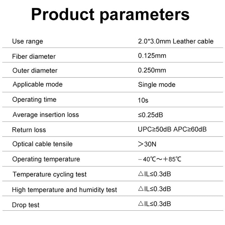 New SC APC UPC SM Single-Mode Optical Connector FTTH Tool Cold Connector Fiber Optic Fast Connector