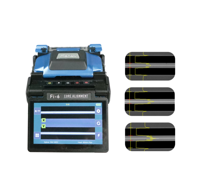 Fibmax Fi-6 Fusion Splicer - Compact Cladding Alignment Splicing Machine