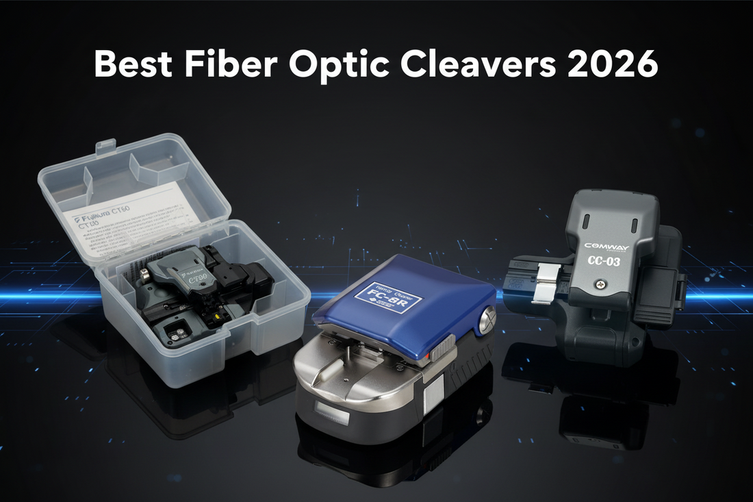 Best Fiber Optic Cleavers in 2026: Fujikura CT50, Sumitomo FC-8R & COMWAY CC-03 Reviewed