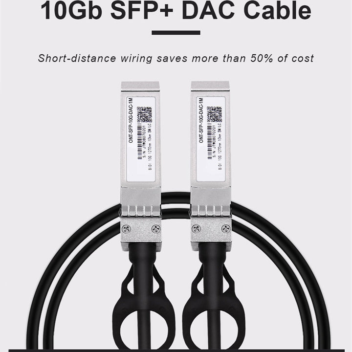 10G SFP+ Twinax Cable, Direct Attach Copper(DAC) Passive Cable, 0.5-10 ...