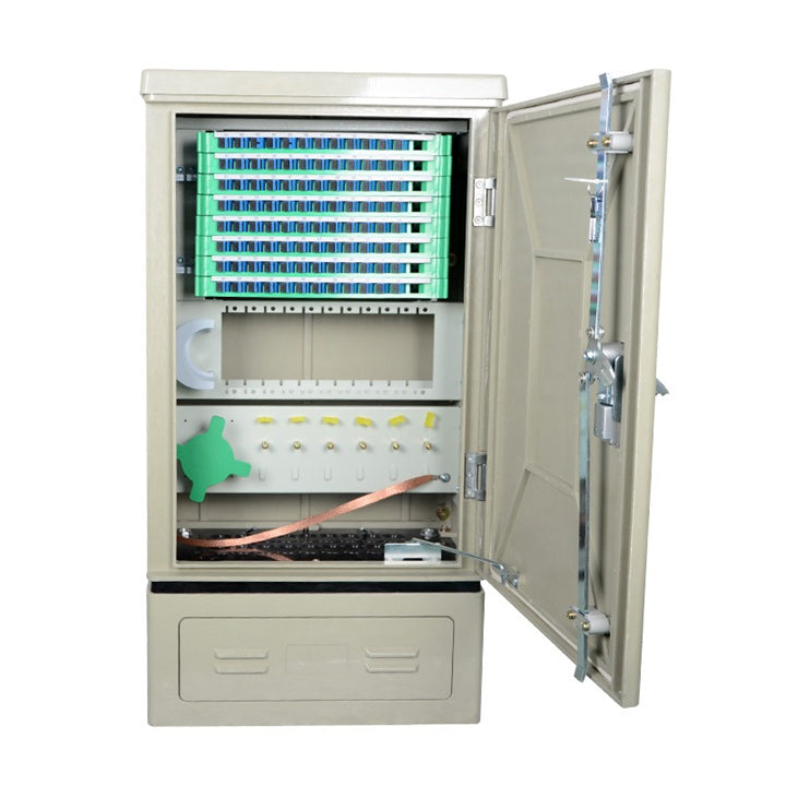 FTTH Outdoor 96 Core Fiber Optic Cross Connect Cabinet Telecom Cabinet Optical Distribution Cabinet