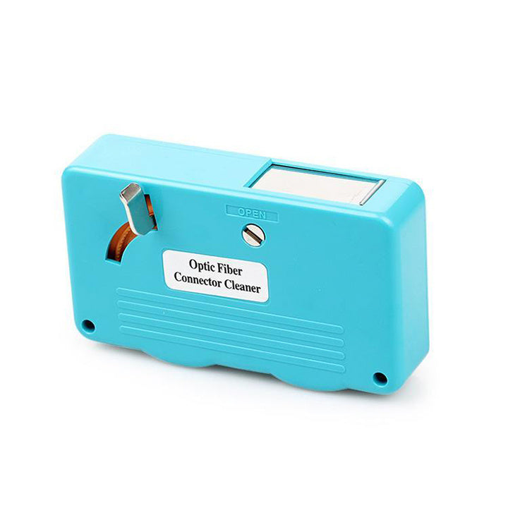 fiber optic connector cleaner cassette