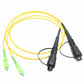 IP67 HUAWEI MINI Fiber Optic Waterproof Connector to SC/APC 3.0mm Yellow Patch Cord Jumper Cable