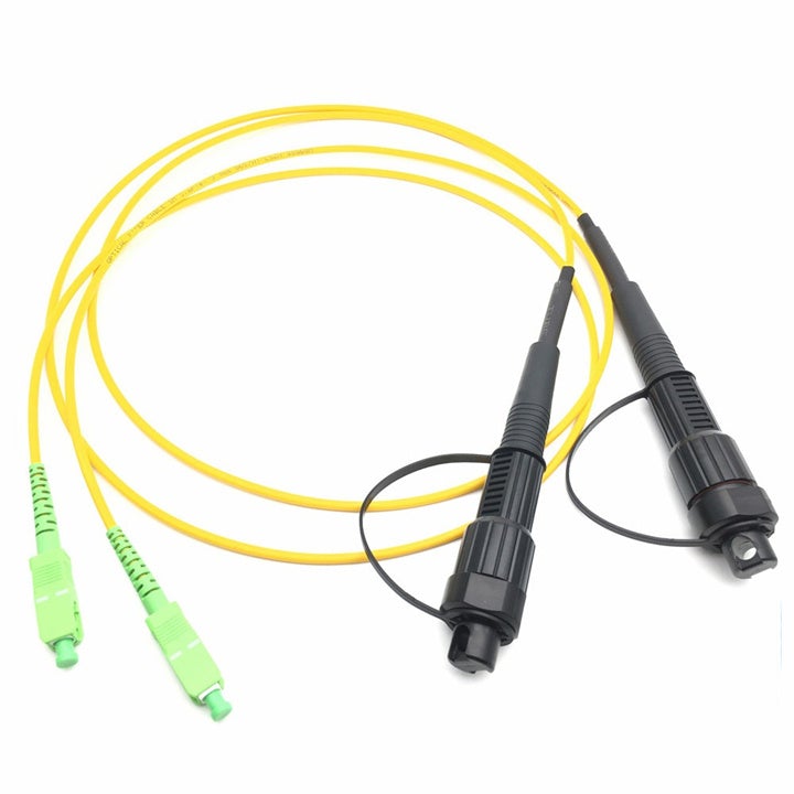 IP67 Corning MINI Fiber Optic Waterproof Connector to SC/APC 3.0mm Yel ...