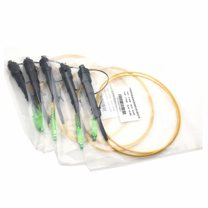 IP67 HUAWEI MINI Fiber Optic Waterproof Connector to SC/APC 3.0mm Yellow Patch Cord Jumper Cable