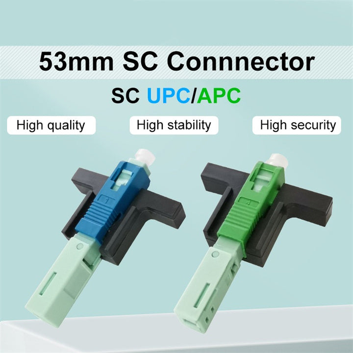 High Quality 53MM SC APC/UPC SM Single-Mode Optical Connector 